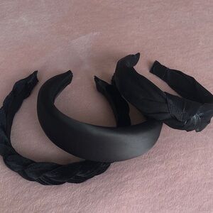 Black Headband Set
